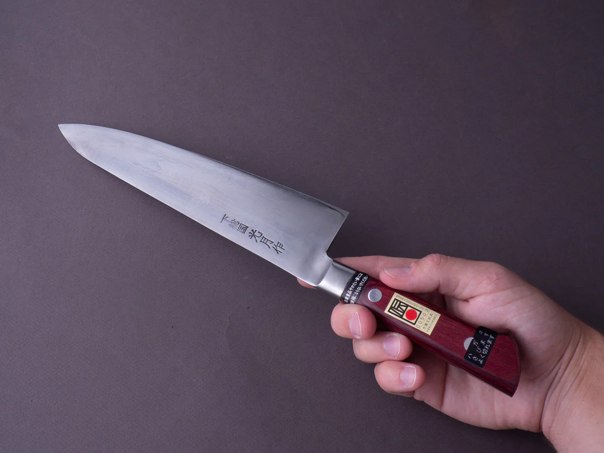 Goko Hamono - Kogetsu - Mono White #1 - 240mm Gyuto - Western Handle - Image 10