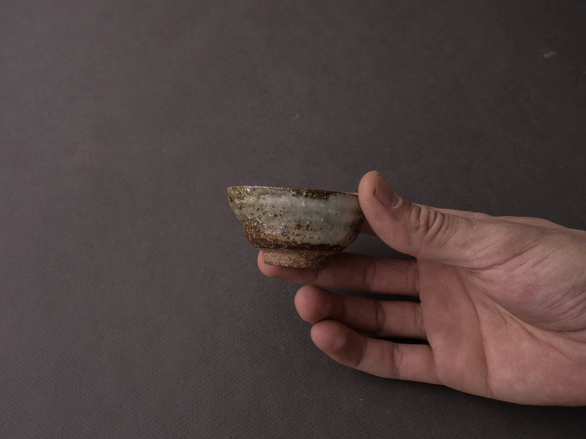Komon - Mr. & Mrs. Shinohara - Ceramic - Sake Cup Set - Hakeme - Image 8