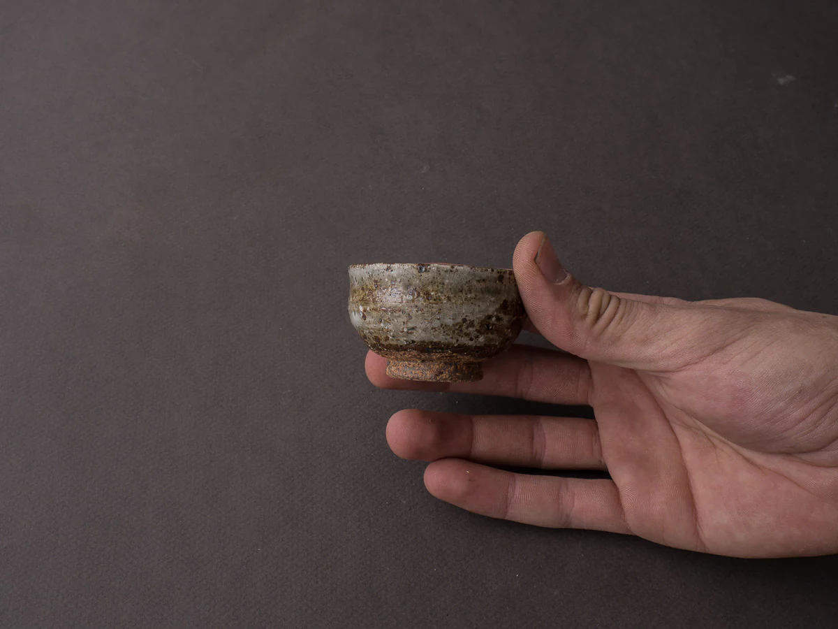 Komon - Mr. & Mrs. Shinohara - Ceramic - Sake Cup Set - Hakeme - Image 9