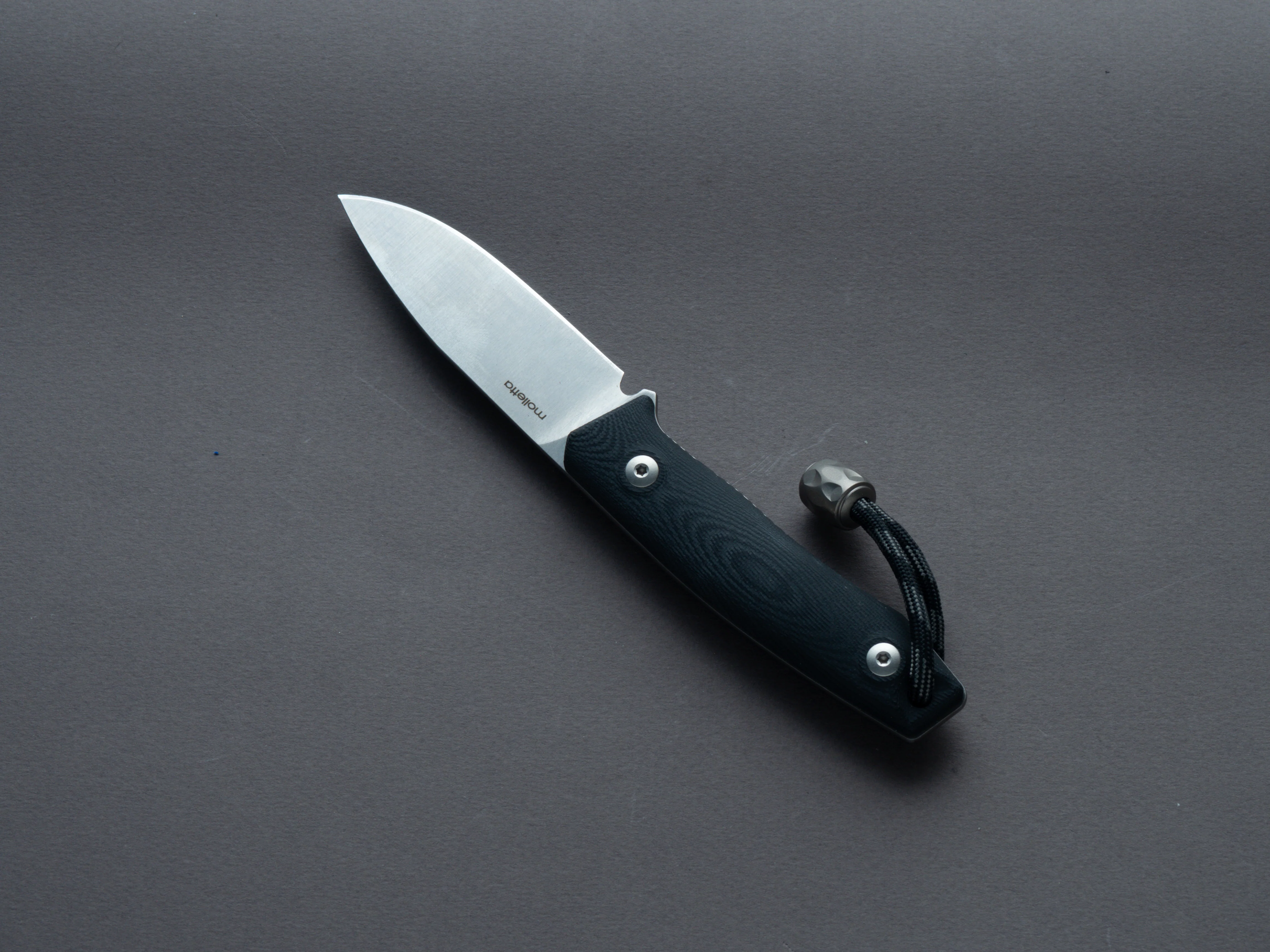 lionSTEEL - Fixed Blade - M1 - M390 - 75mm - Black G10 Handle - Leather Sheath - Image 3