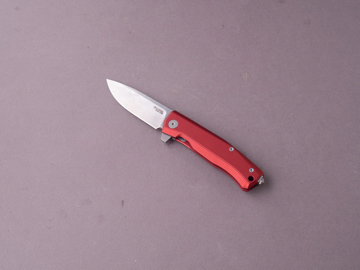 lionSTEEL - Folding Knife - Frame Lock - MYTO - M390 - 85mm - Red Aluminum