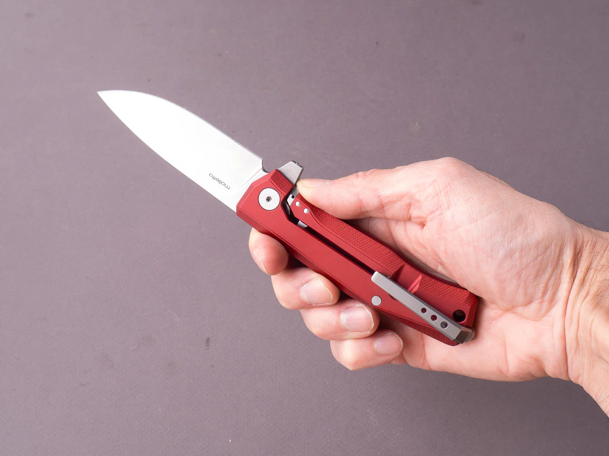 lionSTEEL - Folding Knife - Frame Lock - MYTO - M390 - 85mm - Red Aluminum - Image 7