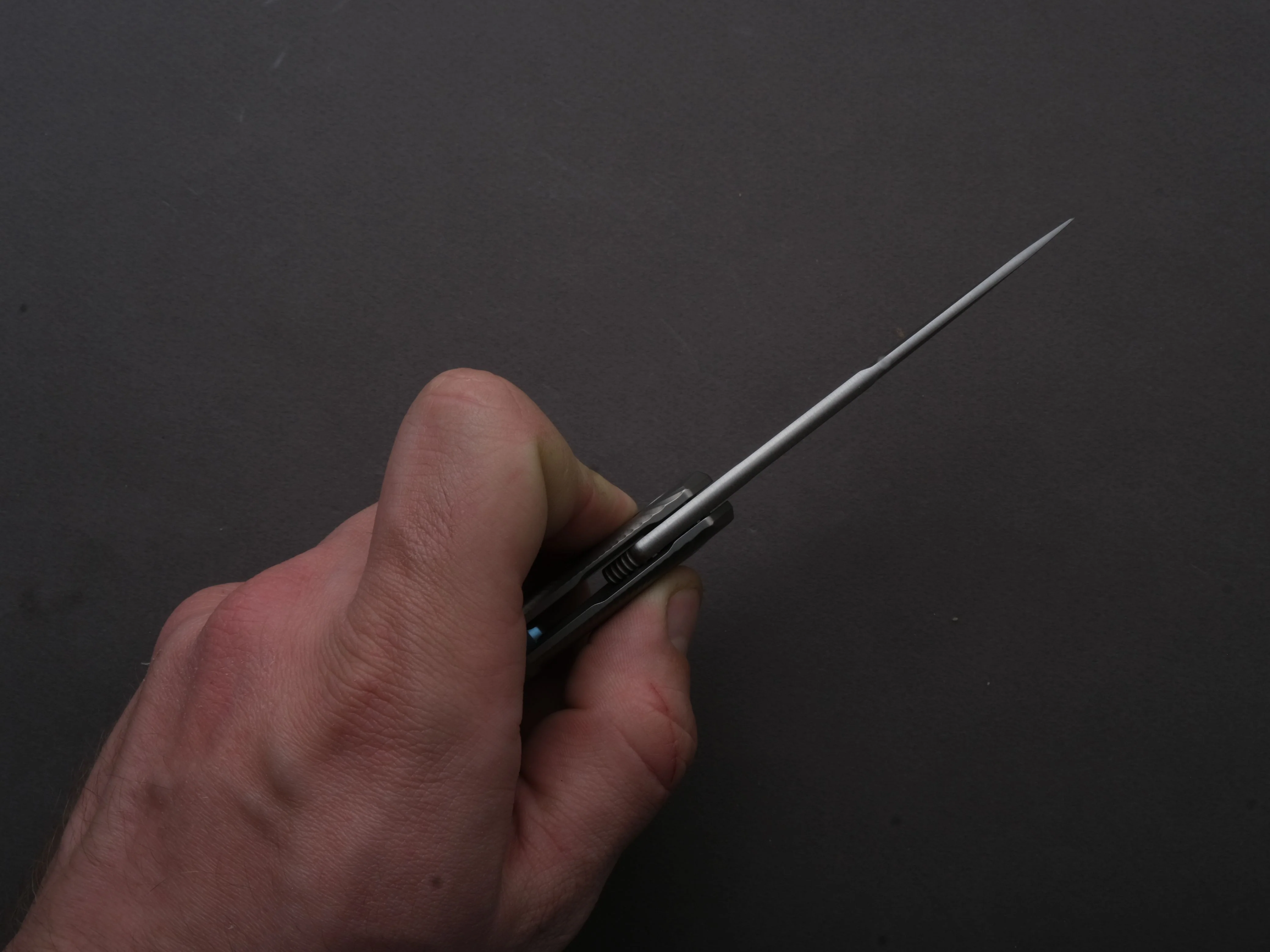 LionSTEEL - Folding Knife - Q4TTRO - Frame Lock - Magnacut - 84mm - Titanium - Image 5