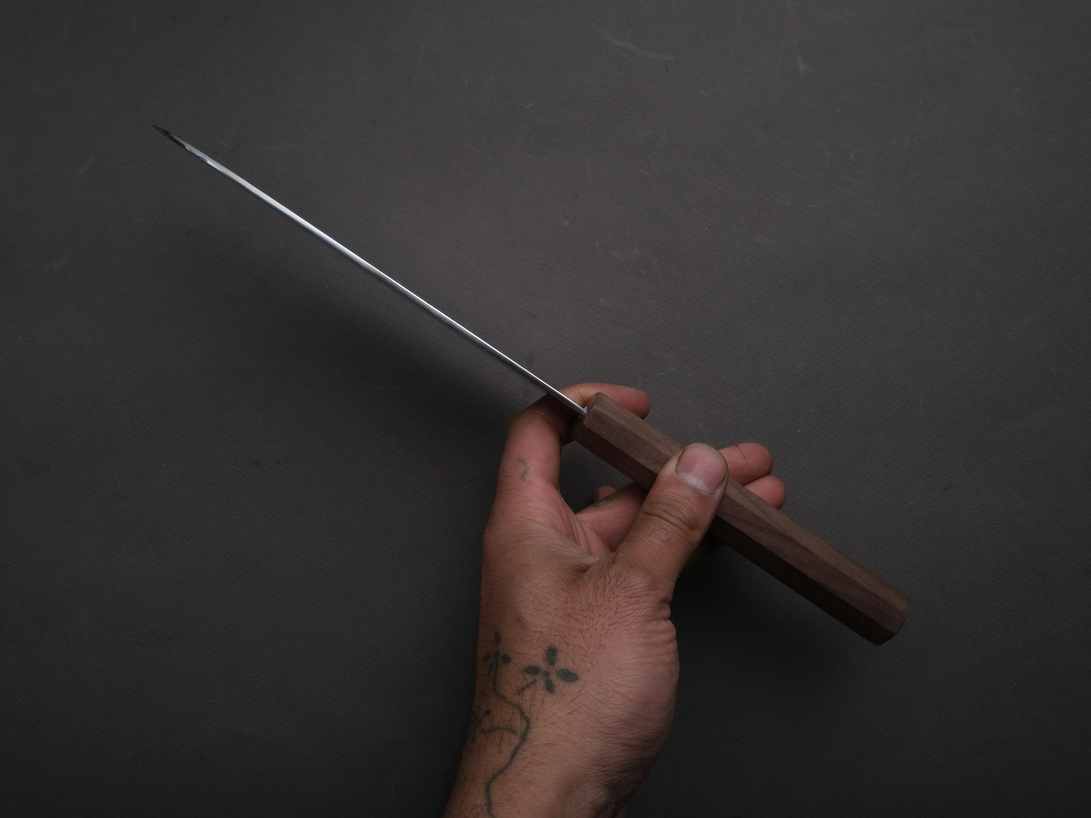Makoto Kurosaki - STK - VG7 - Santoku - 165mm - Walnut Handle - Image 5
