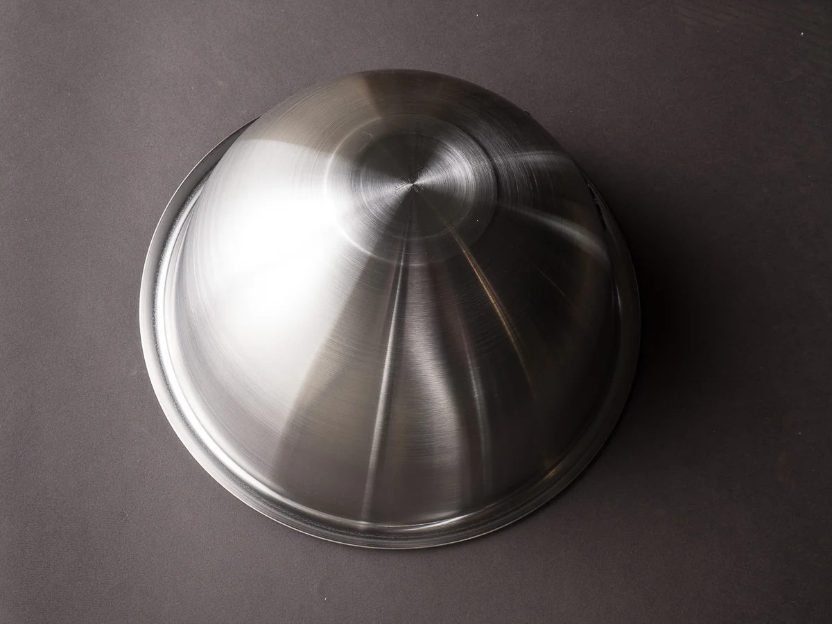 Matfer Bourgeat - Hemispherical Stainless Steel Mixing Bowl - 10" - Image 2