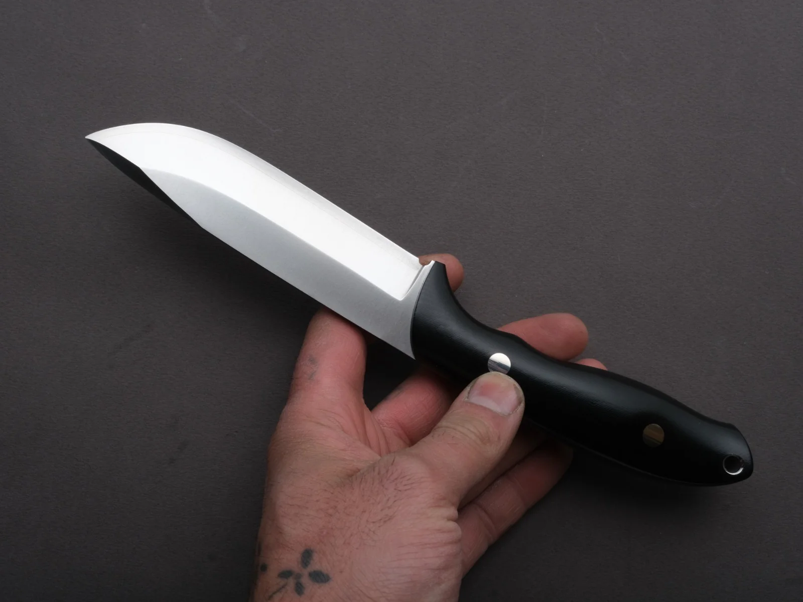 MOKI - Berg - Fixed Blade - 110mm - Linen Micarta Handle - Image 4