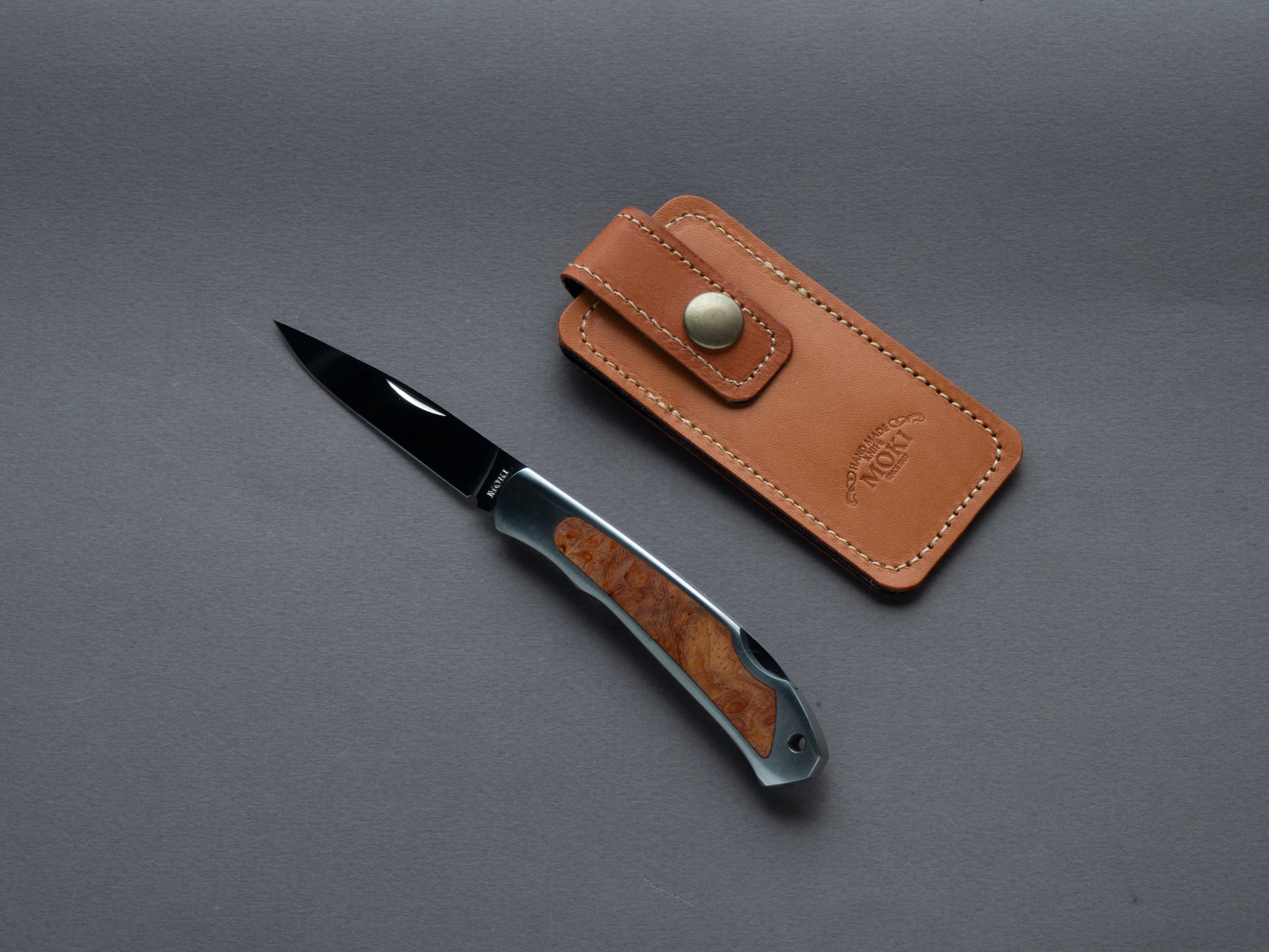 MOKI - Folding Knife - Kita - Kitsune - Lockback - 58mm - Quince Handle