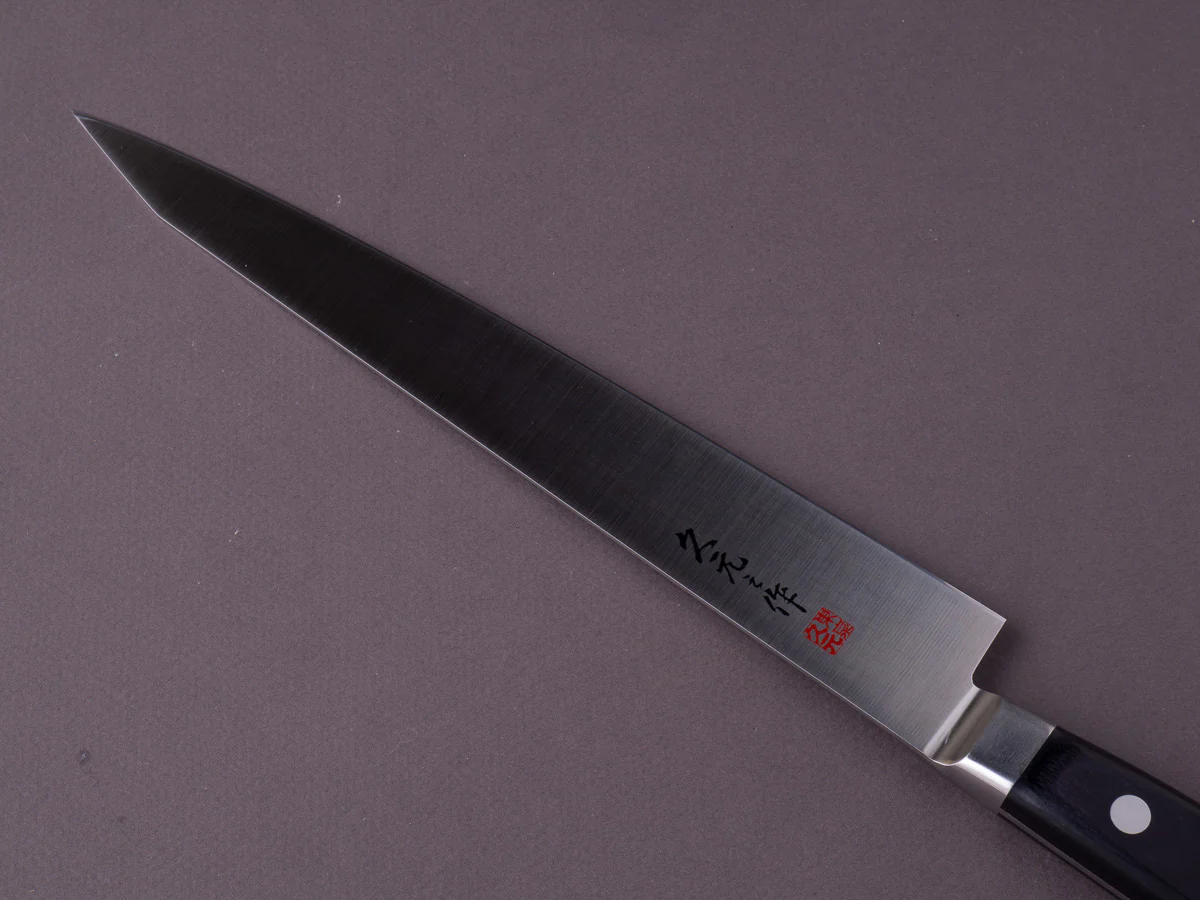 Morihei - Hisamoto Inox - 240mm Kiritsuke Sujihiki - Western Pakka Handle - Image 4
