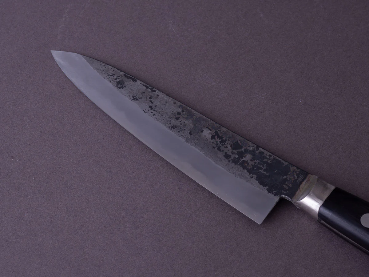 Morihei - Hisamoto - White #1 - Kurouchi - 135mm Petty - Pakka Handle - Fine Finish - Image 4