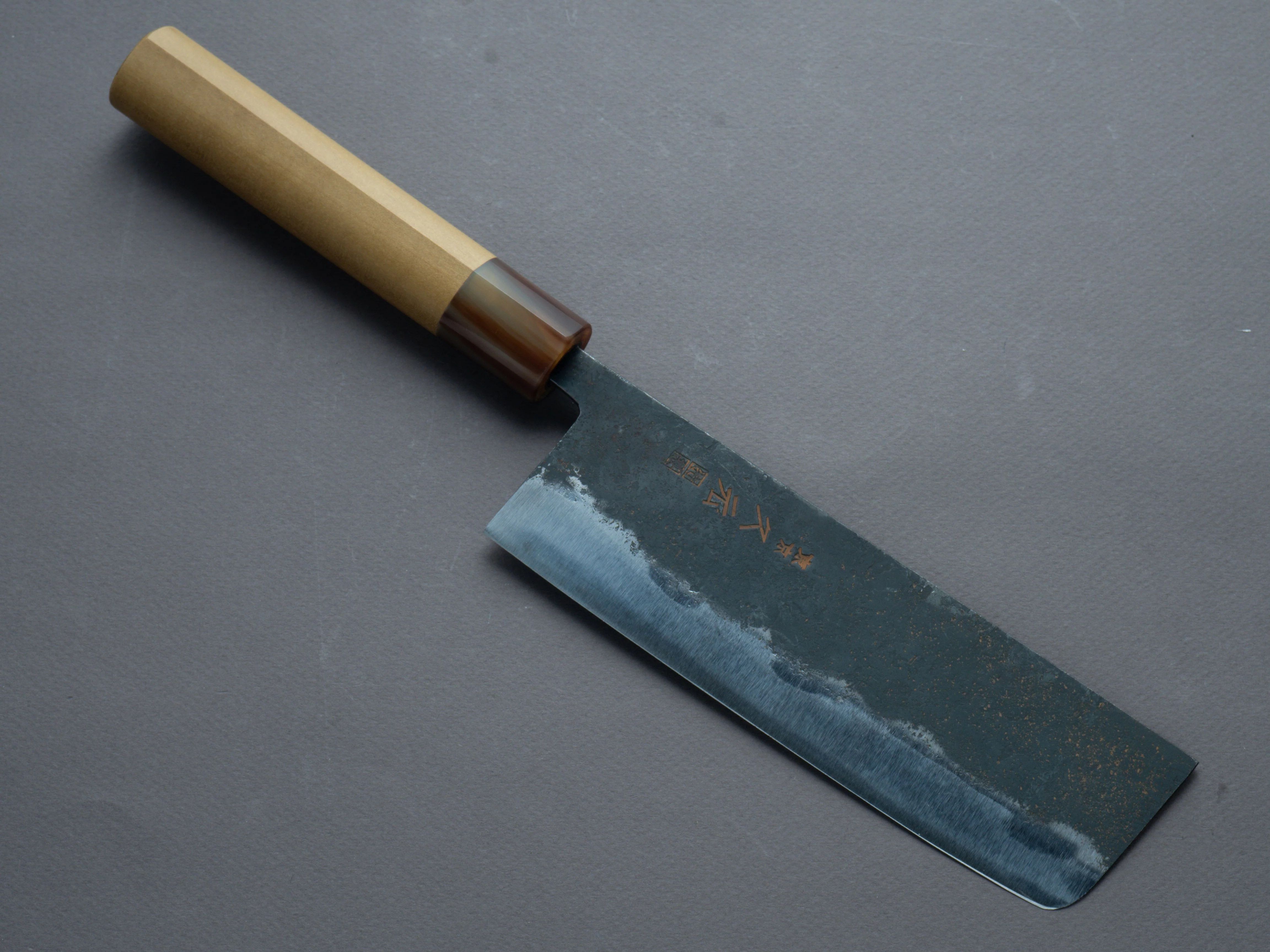 Morihei - Hisamoto - Kurouchi - White #1 - 165mm Nakiri - Ho Wood Handle (D-Shape) - Image 10