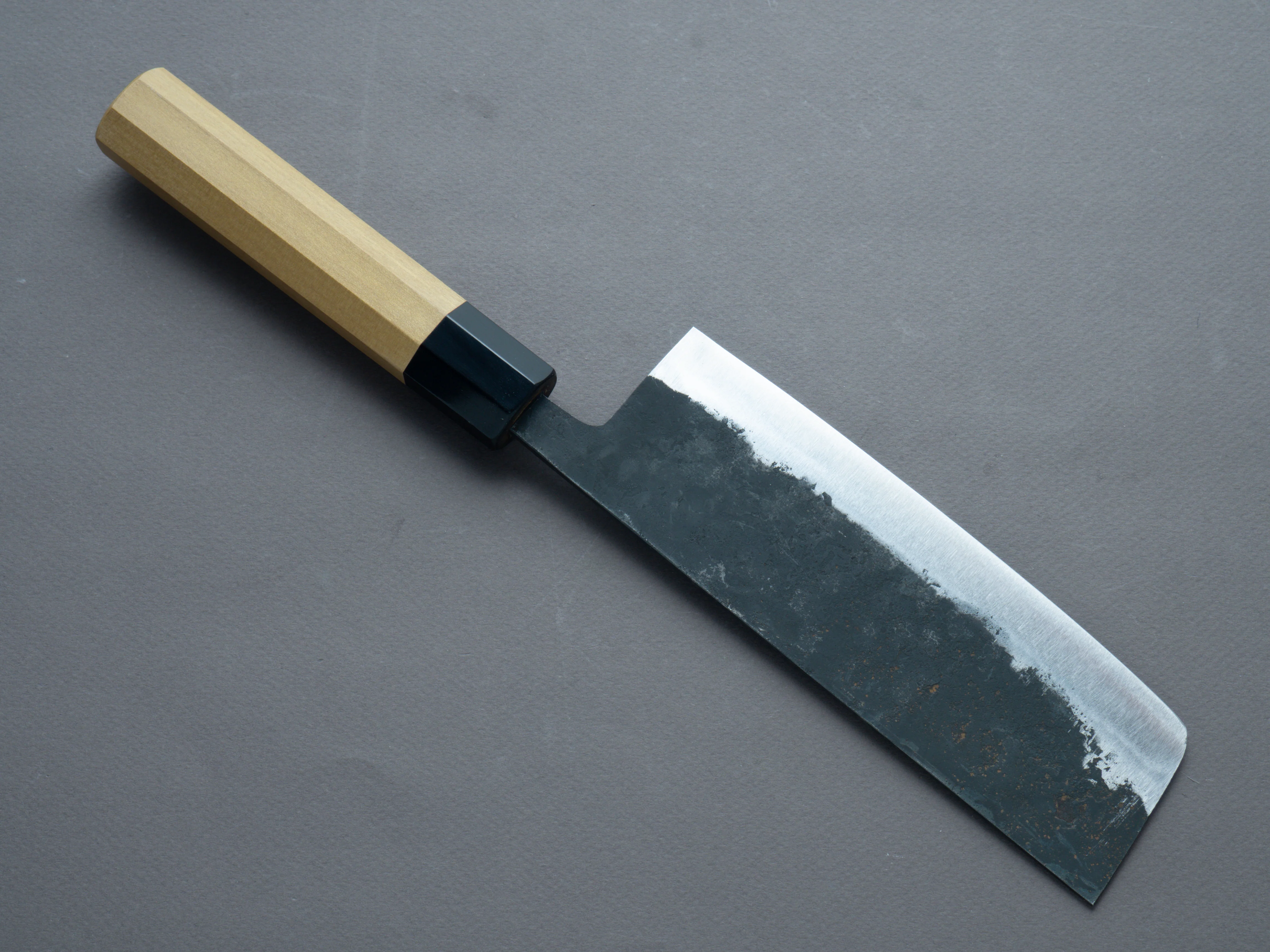 Morihei - Hisamoto - Kurouchi - White #1 - Nakiri 165mm - Magnolia Handle - Image 2