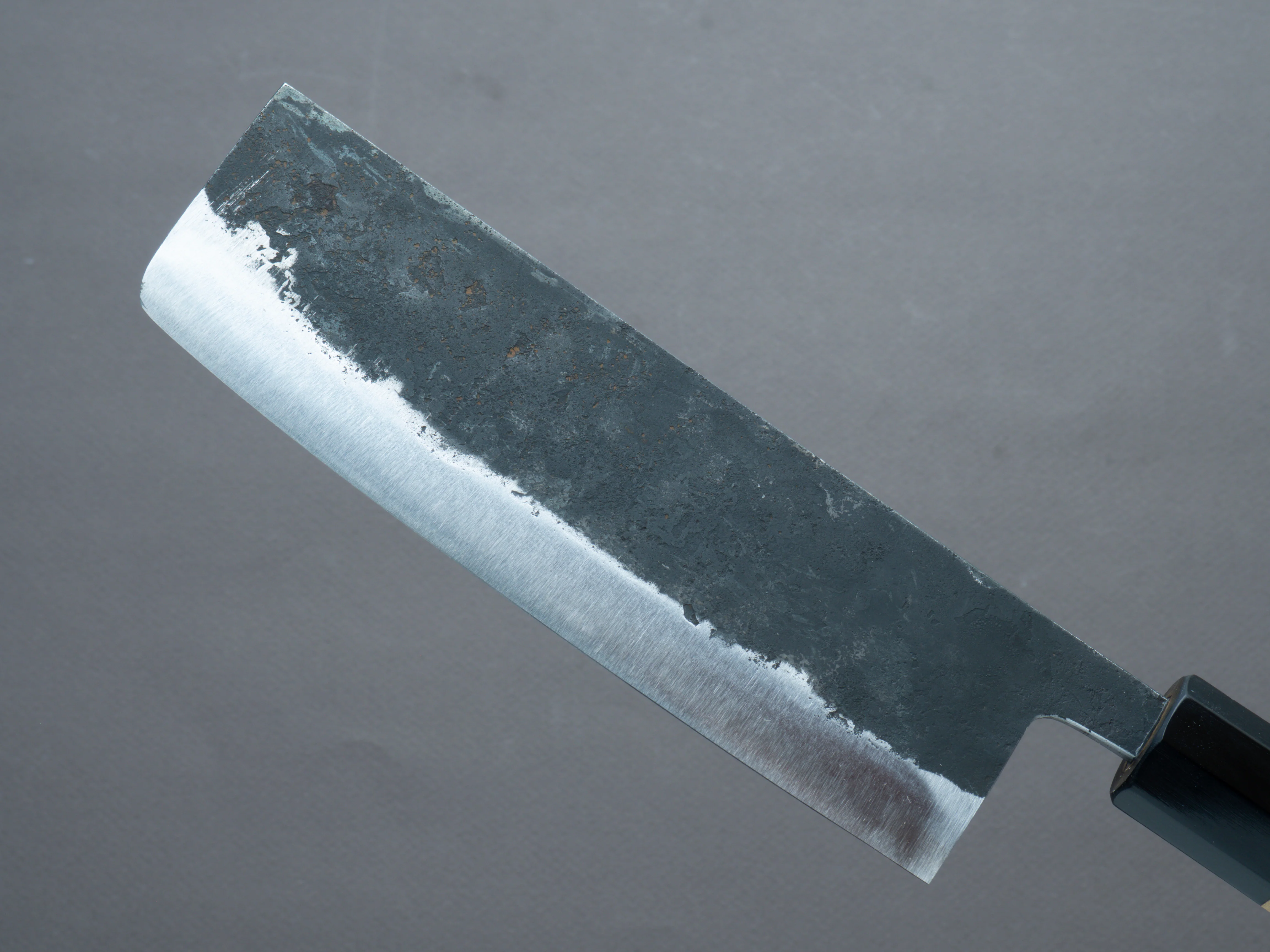 Morihei - Hisamoto - Kurouchi - White #1 - Nakiri 165mm - Magnolia Handle - Image 3