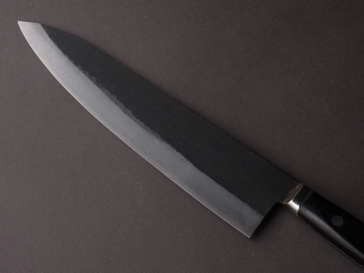 Morihei - Hisamoto - White #1 - Kurouchi - 270mm - Gyuto - Western Handle - Thick Grind - Image 3