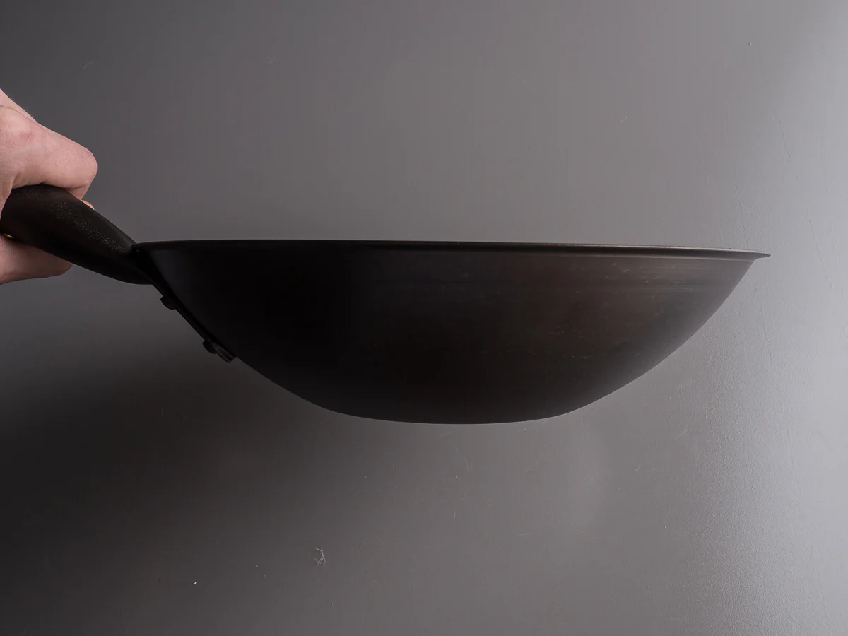 Netherton Foundry - Spun Iron - 11" Wok - Flat Bottom - Image 5