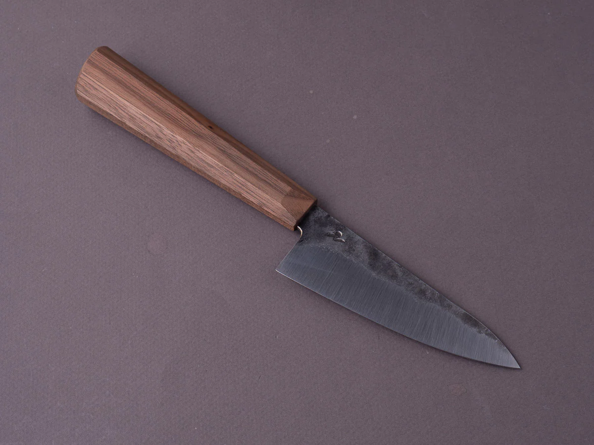 Soma - Standard Chef's Set - 80CRV2 Carbon - Kurouchi - 120mm Petty - Walnut Handle