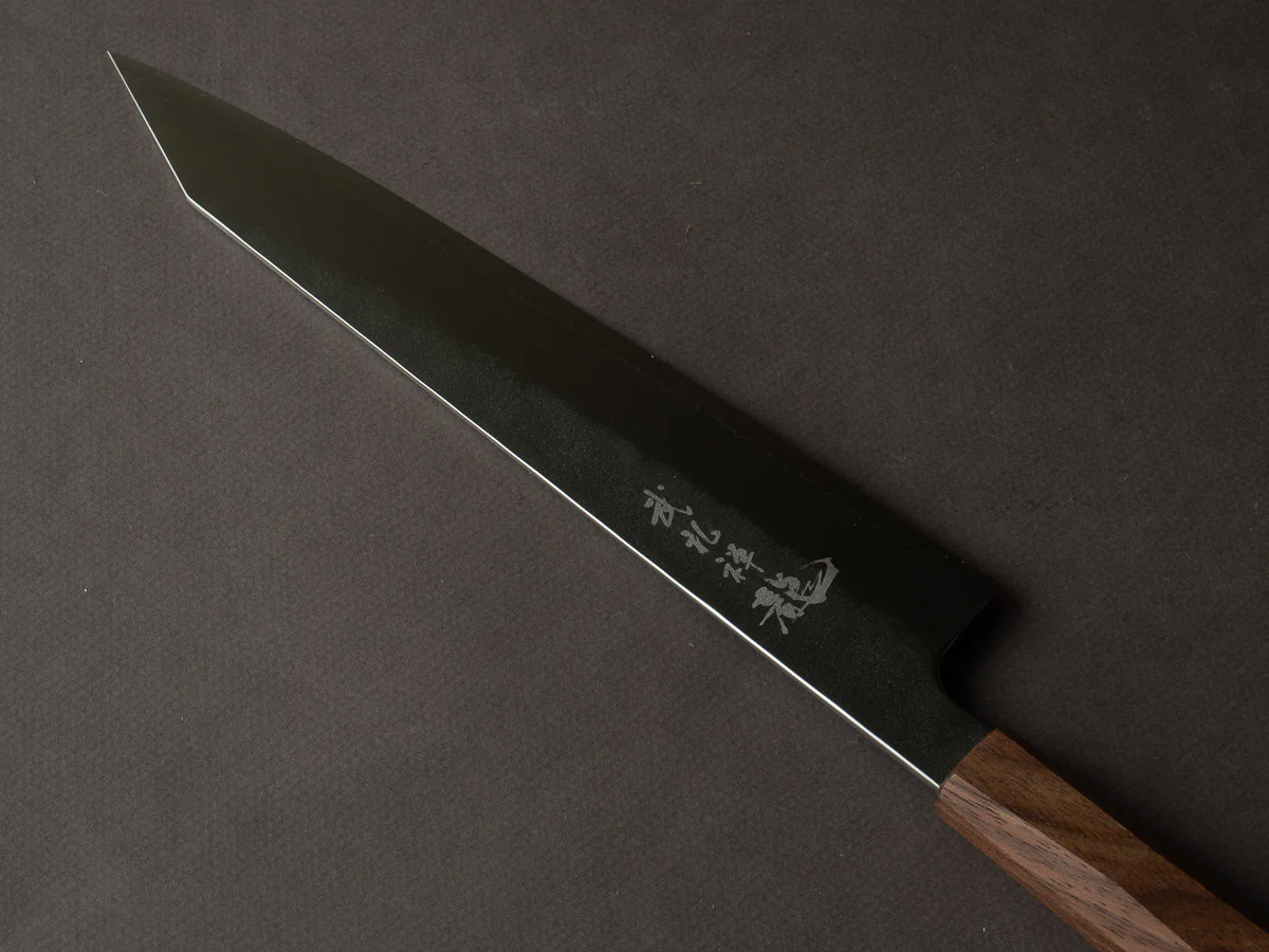 RYUSEN - BLAZEN RYU WA - SG2 Nashiji - 240mm Kiritsuke Gyuto - Walnut Handle - Image 3