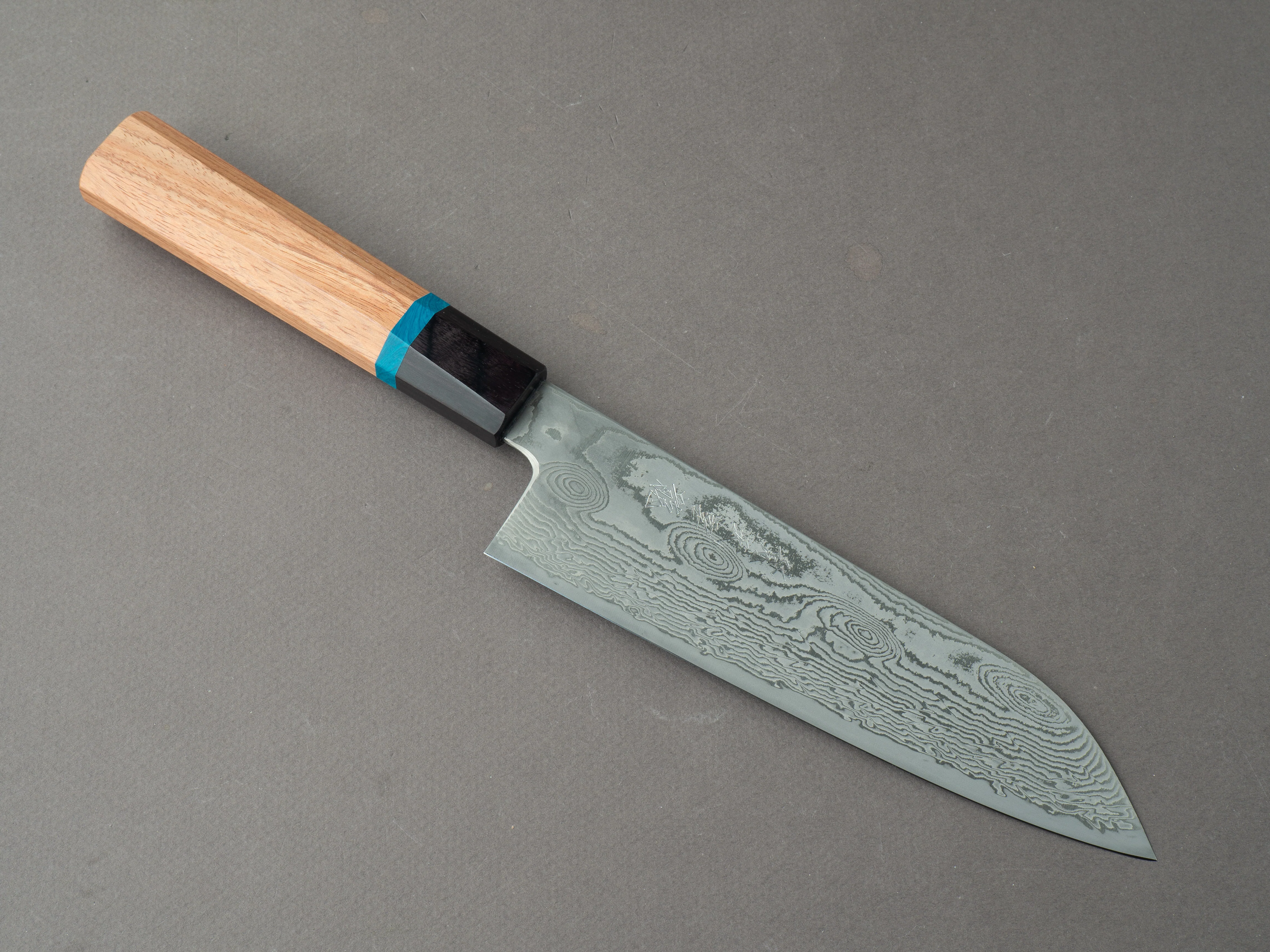 RYUSEN - BONTEN UNRYU KAI - VG10 Damascus - 175mm Santoku - Quince Handle