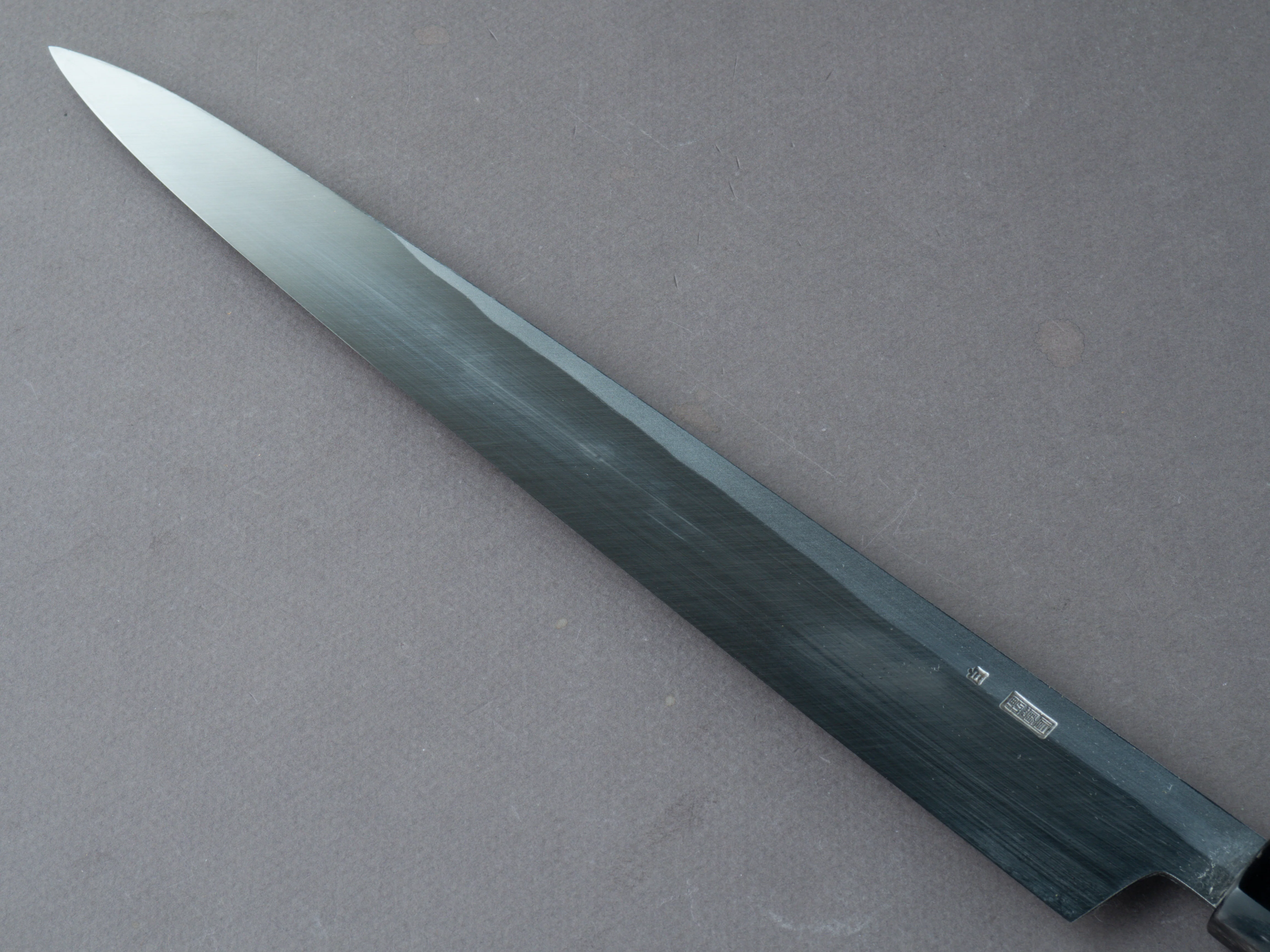 Sakai Kikumori - Kikuzuki Kuro - White #2 - Yanagiba - 300mm - Magnolia Handle - Image 4