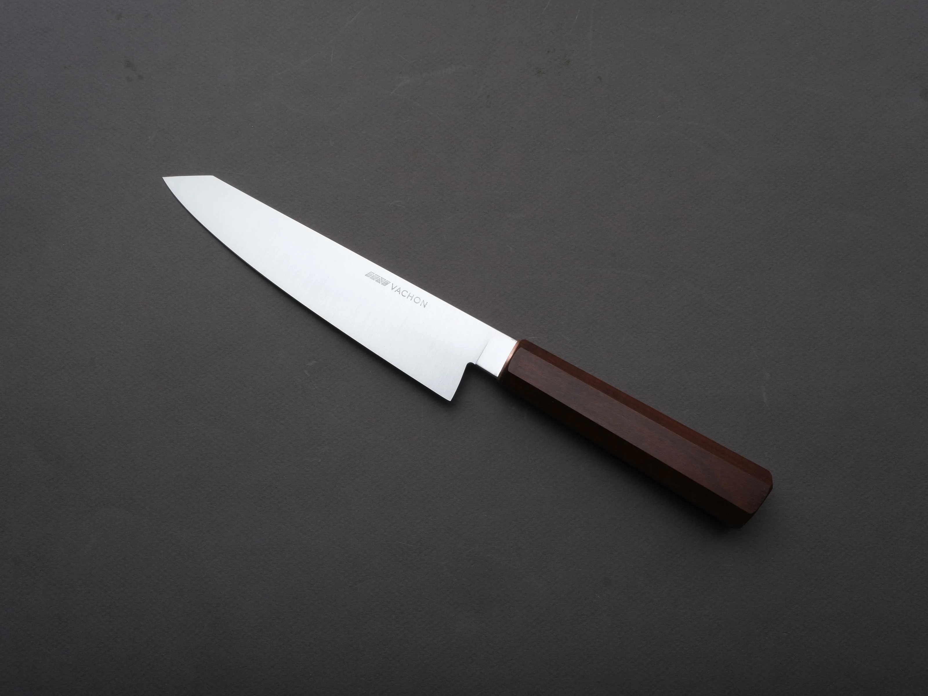 Vachon Knives - AEB-L Stainless - Petty - 160mm - Roasted Curly Maple/Copper