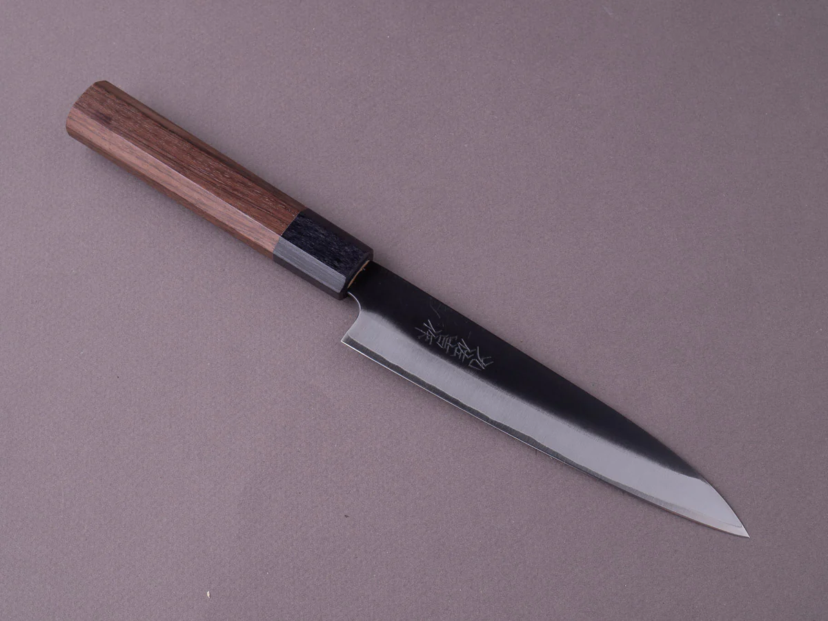Yoshida Hamono - ZDP189 - Kurouchi - Petty - 150mm - Rosewood Handle - Image 5